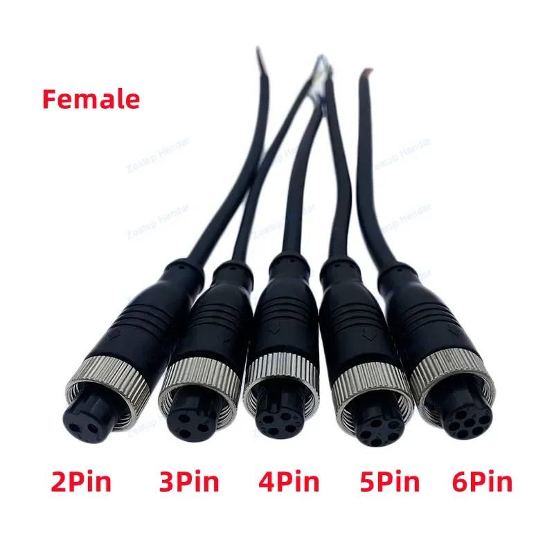 GX12 سلك الطيران للكاميرا سيارة ، كابل إشارة M12 ، المكونات الذكور والإناث ، DVR ومراقبة الدوائر التلفزيونية المغلقة ، 2 دبوس ، 3 دبوس ، 4 دبوس ، 5 دبوس ، 6 دبوس ، 20 سنتيمتر ، 1 قطعة #1