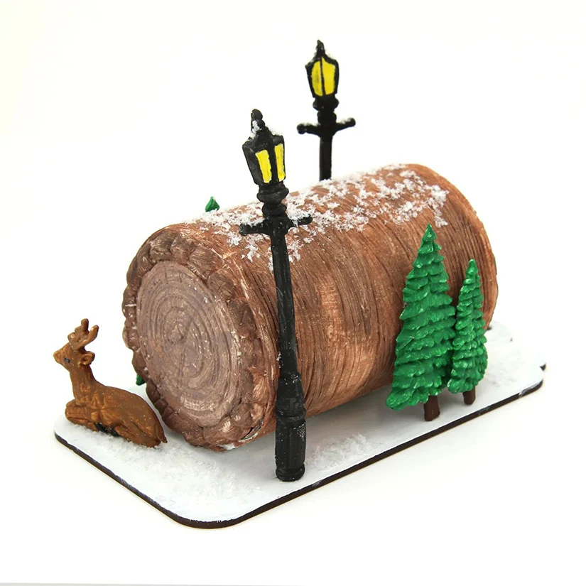 Lamppost Streetlight Christmas Silicone Sugarcraft Mold Cookie Cupcake Chocolate Baking Mold Fondant Cake Decorating Tools
