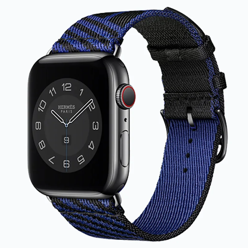 Jumping Single Tour Strap For Apple Watch Band 44mm 40mm 49mm 41mm 45mm Woven Nylon Bracelet iwatch series 7 8 3 se 6 ultra