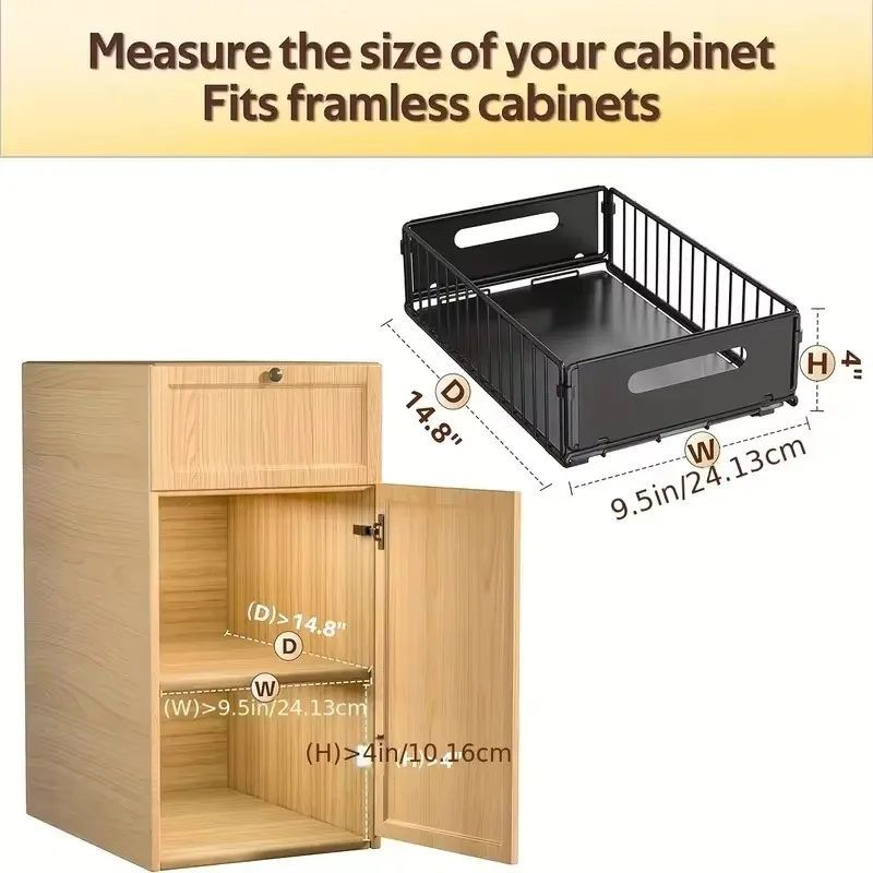

1/2 шт. кухонная полка для хранения, выдвижные шкафы, корзина для хранения, универсальный ящик для хранения, органайзеры для кухни и ванной комнаты