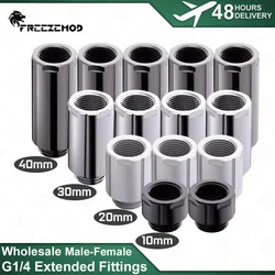 Wholesale Male Female Extended Fitting 10mm/20mm/30mm/40mm Brass G1/4 MOD PC Water Cooler Growth Connection FREEZEMOD GYCLZ-D