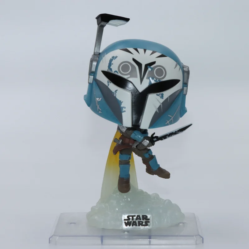 Original Funko Pop Star Wars Moff Gideon With Armor Bo-Katan Kryze Ig-11 Marshall Grogu Force Barrier Action Figure Model Toys view 3