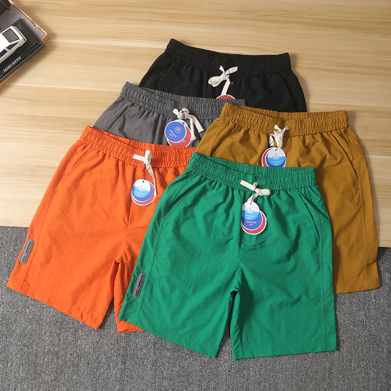 

Faionable Silicone Embellied Qui Dry Outdoor Мужские orts Pure Color Повседневные брюки Лето Новое поступление Urban Sle Youth