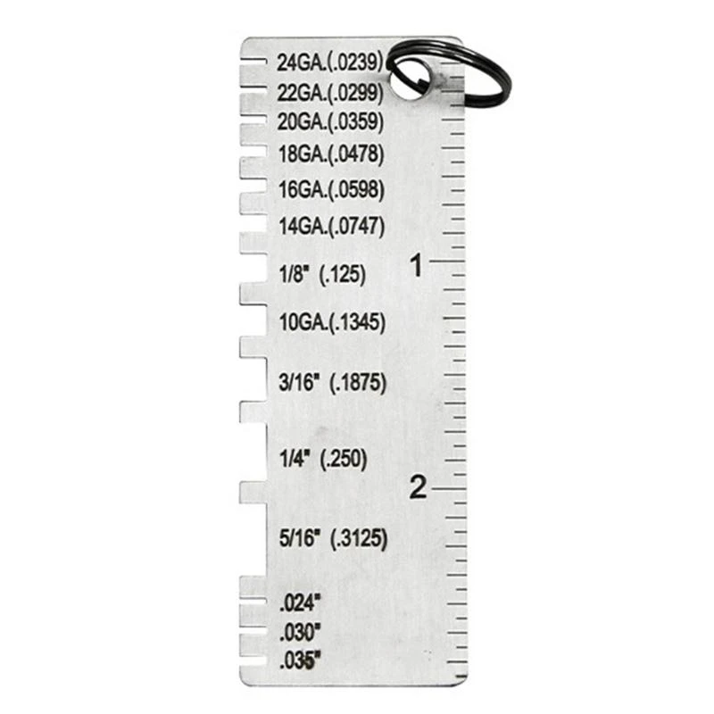 D84F Gauge Weld Bead Height Welding Seam Gage Stainless Welding Inspection Ruler