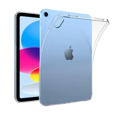 Coque souple pour Apple iPad 10e 10.9 Mini 6 Air 5 4 3 2 1, étui de protection Transparent pour iPad 10.2 9e 8e 7e Pro 11 2022 2021