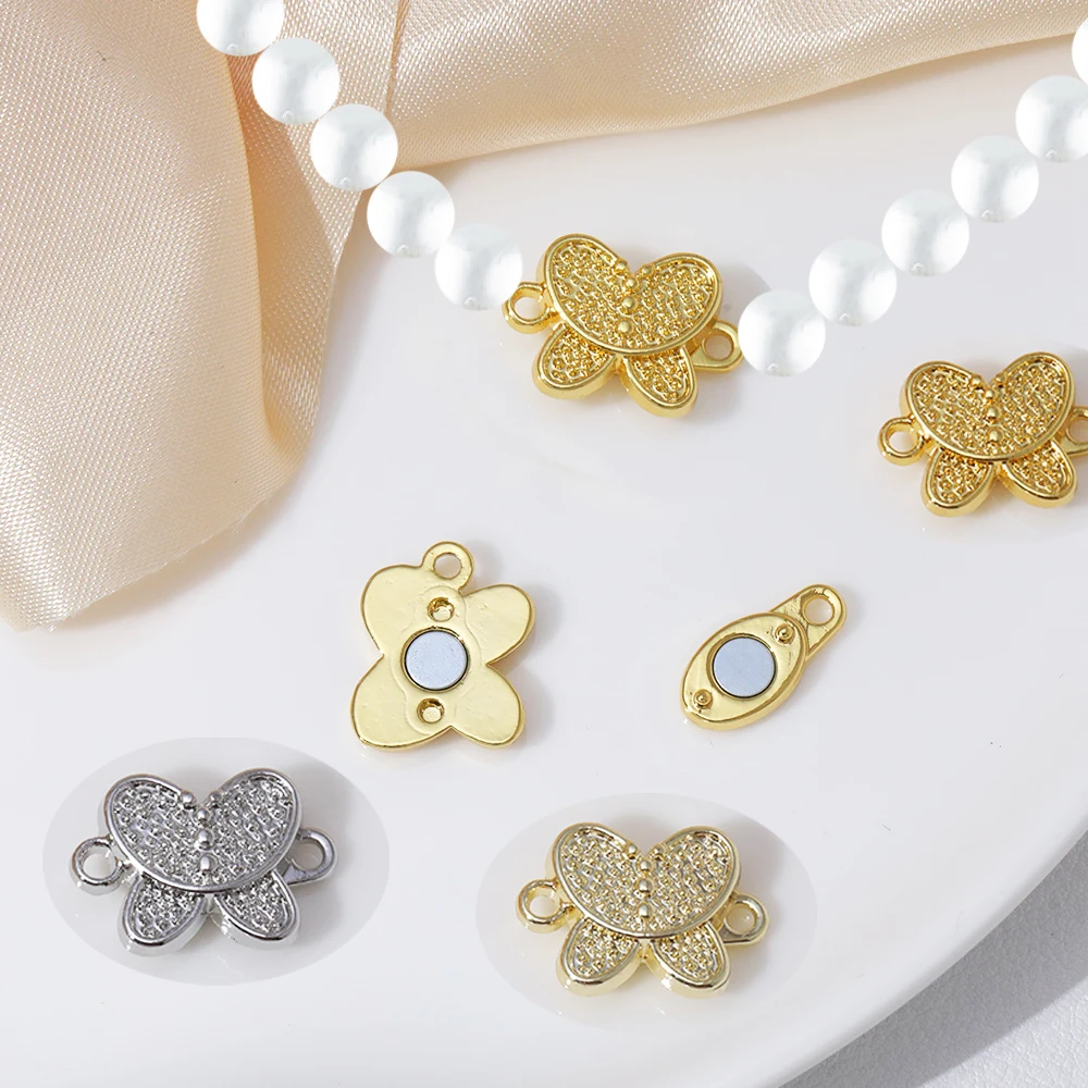 

Cordial Design 50Pcs 11*16MM DIY Bracelets Connector/Jewelry Accessories/Magnetic Attraction Buckle/Genuine Gold Plating #194463