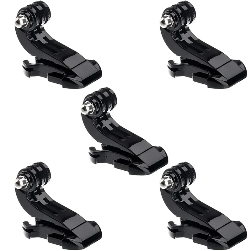 Quick Release J-Hook Buckle Mount 3-Prong J Hook Clip Adapter for GoPro Hero DJI Insta360 SJCAM AKASO Action Camera Helmet Mount