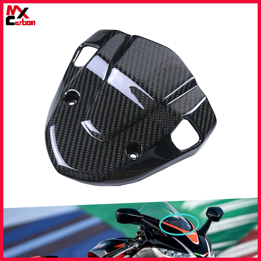 Motorcycle Small Windshield Inner Panel Carbon Fiber Fairing For Aprilia RSV4 2021 2022 2023