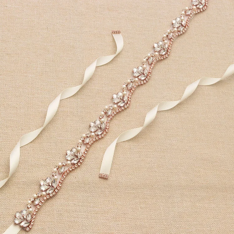 

Цвет розового золота, жемчуг, стразы, свадебное платье, пояс, аксессуары, женский пояс