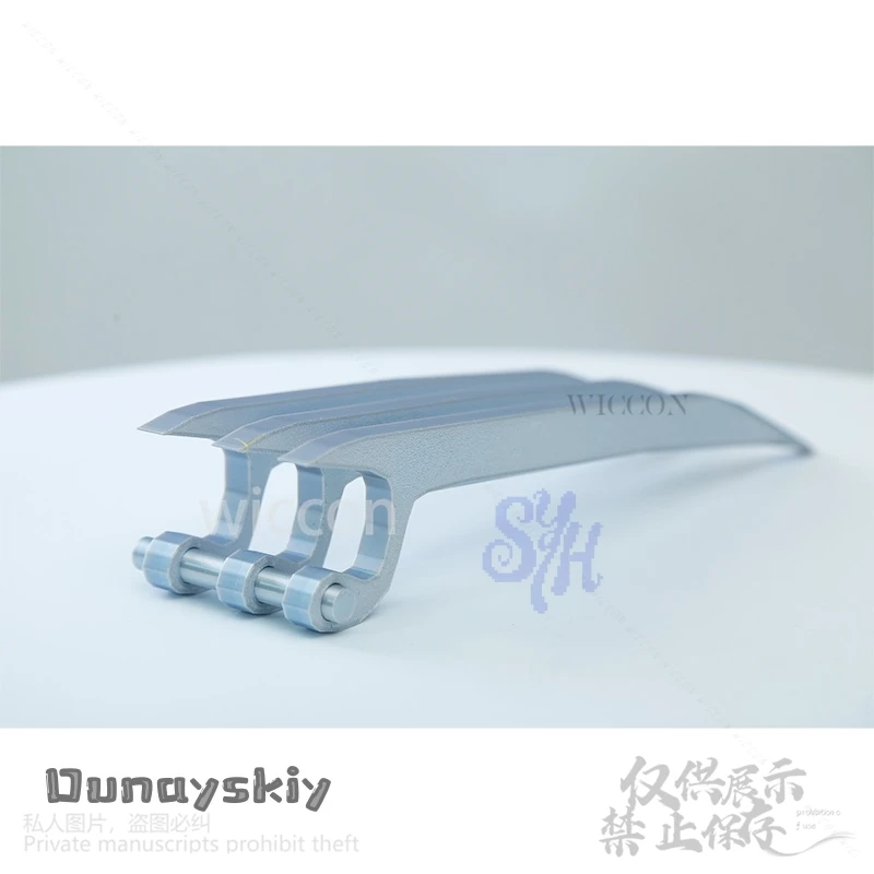 Anime lobo homem cosplay armas falsas 3d ácido polilático fantasia vestido festa dia das bruxas presentes de natal palco mostrar adereços rsi