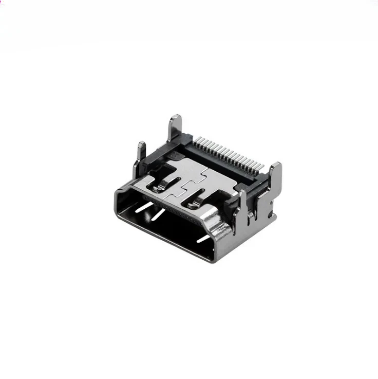 

USB HDMI интерфейс высокой четкости, базовый разъем для матери, фиксированный штырь, вилка, патч, черный клей, медный/железный корпус