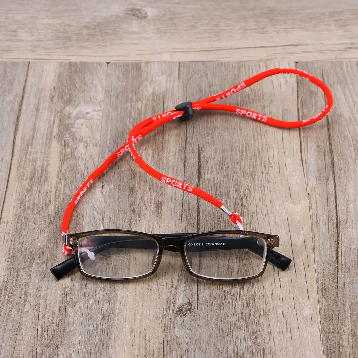 

Glasses Retainer Holder Strap Red Sturdy Adjustable Anti-Slip Sports Safety Eyewear Retainer String Neck Cord Glasses Strap