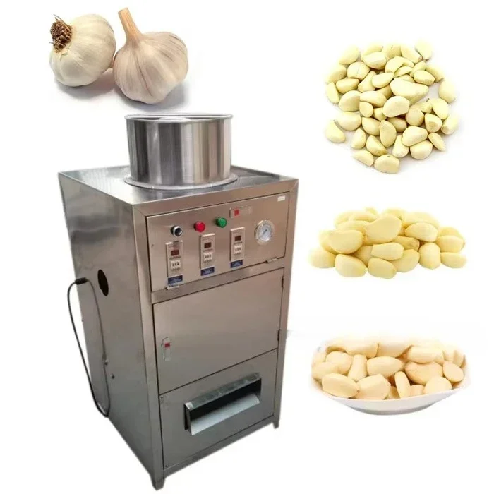 Automatic Commercial Garlic Peeling Machine Organic Garlic Processor 95% Peel Rate Industrial Garlic Skin