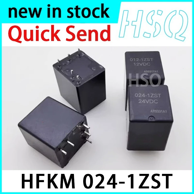 2PCS New HFKM-024-1ZST 5-pin Automotive Relay