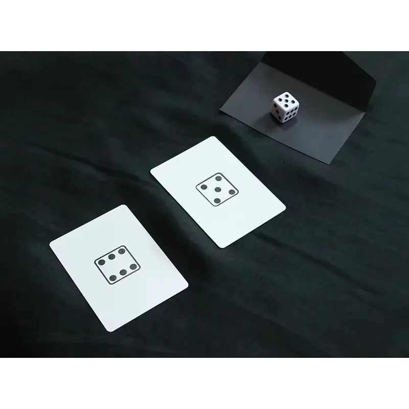 

Prediction Dice Card by J.C Magic Close up Magic Tricks Illusions Gimmicks Mentalism Magia Props Professional Magician Comedy