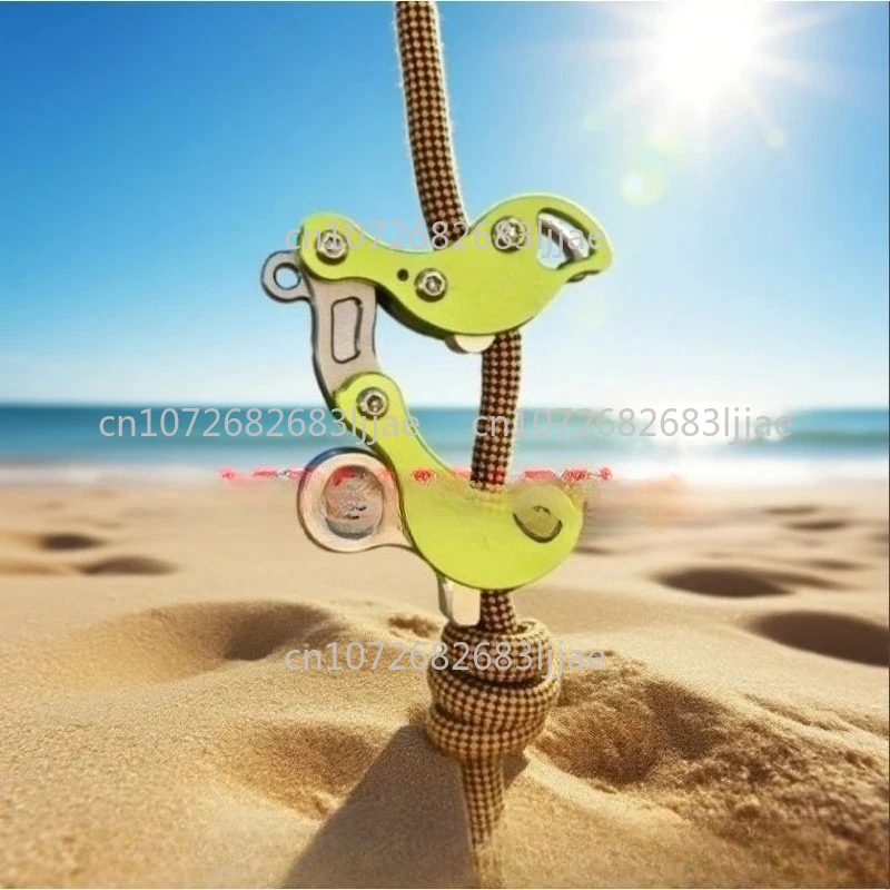 Work Mountaineering Rock Climbing Manual Descent Device Aluminum Alloy Aerial