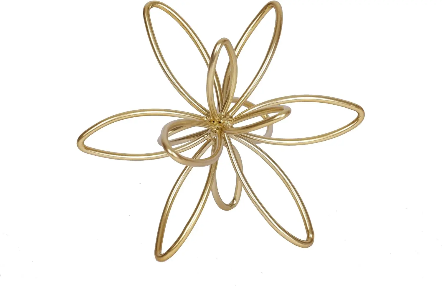 Gold Metal Sculpture Decoration Geometric Sphere Decor Modern Abstract Cube Figurine Ball Statue Centerpiece for Home Decor Acce