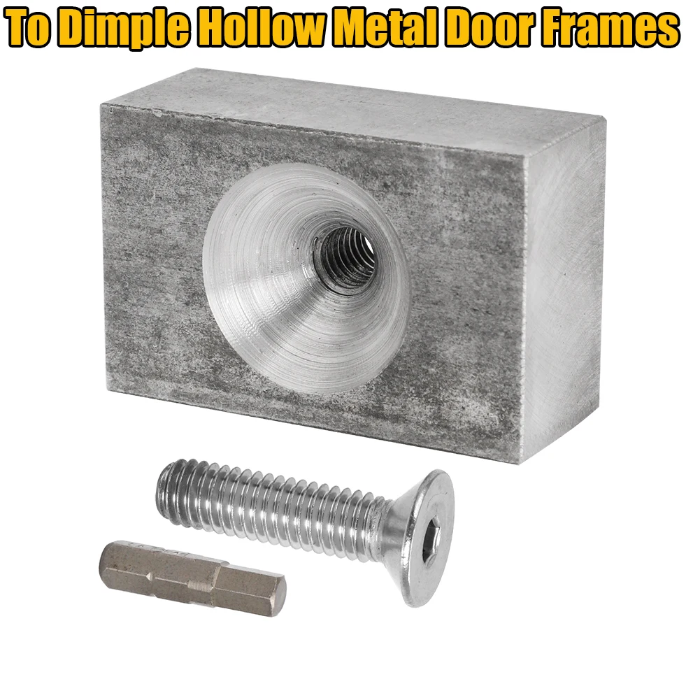 To Dimple Hollow Metal Door Frames 7/32 Allen Bit Kit & Door Frame Dimpler Tool High Quality Metal