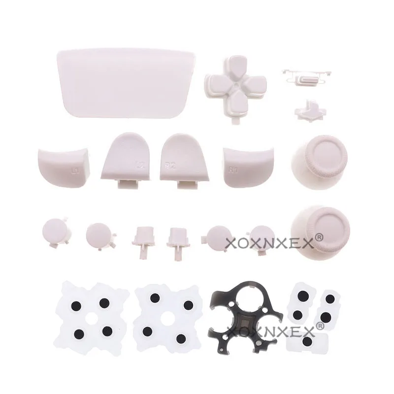 L1 R1 L2 R2 ABXY الزناد أزرار مجموعة كاملة المقود Dpad/ث سيليكون موصل زر ل PS5 2.0 BDM-020 تحكم