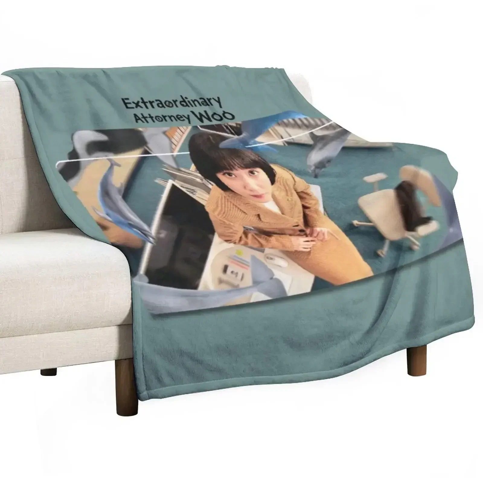Extraordinary Attorney Woo Throw Blanket decorative Blankets For Bed Bed covers Shaggy Fashion Sofas wednesday Blankets