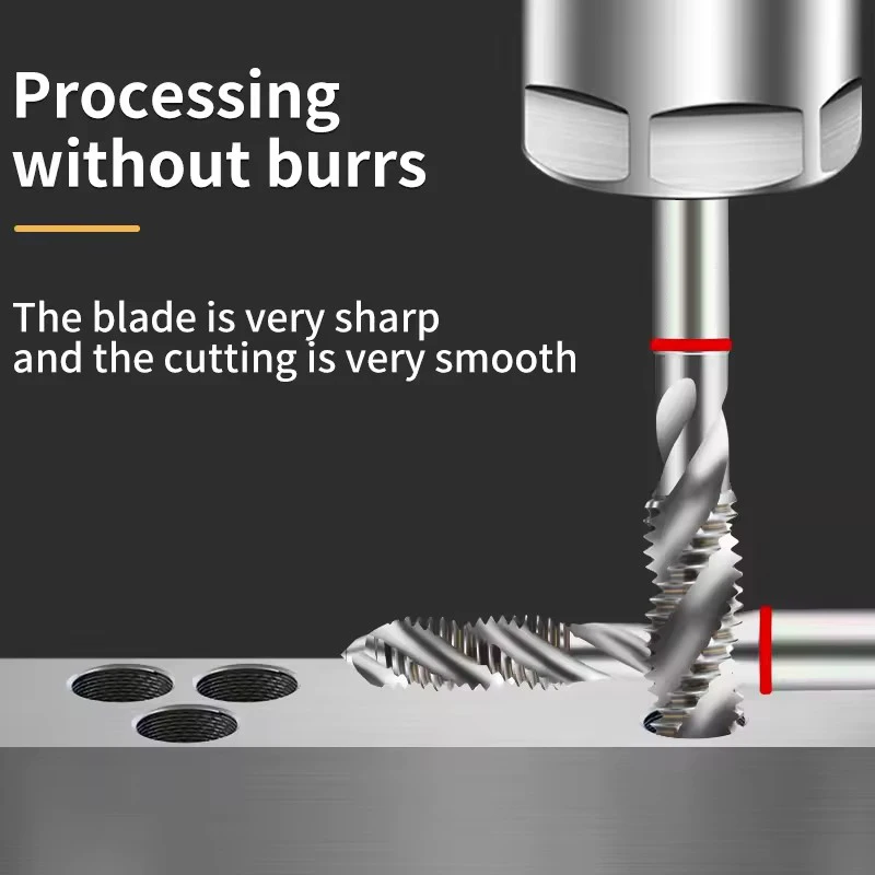 ZUANTONG HSSE Red Ring JIS Standard Spiral Fluted Tap UNC UNF 0-90 2-56 4-40 6-32 8-32 10-24 1/4 3/8 Machine Screw Thread Taps