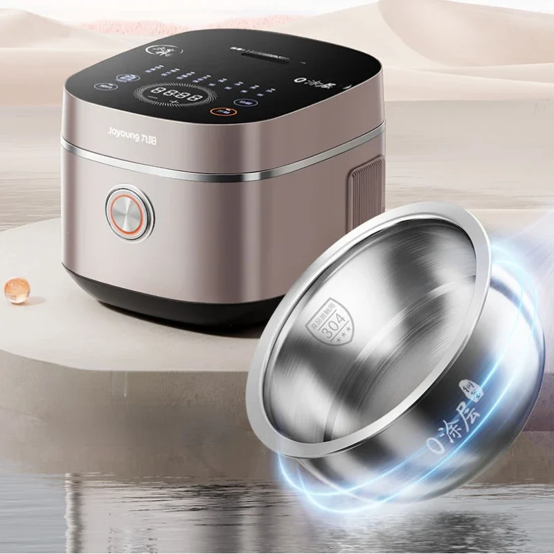Rice Cooker Household 0 Coating Rice Cooker 4-6 People Multi-Functional Stainless Steel Liner Low Sugar Rice Cookers