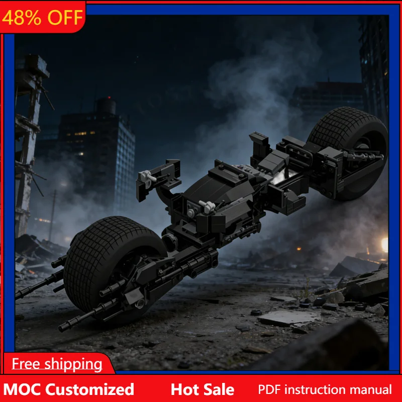 

368 PCS Speed Hypercar Tumbler Version MOC Customize Modular Building Block Design Brick Creative Design DIY Toy Birthday Gift