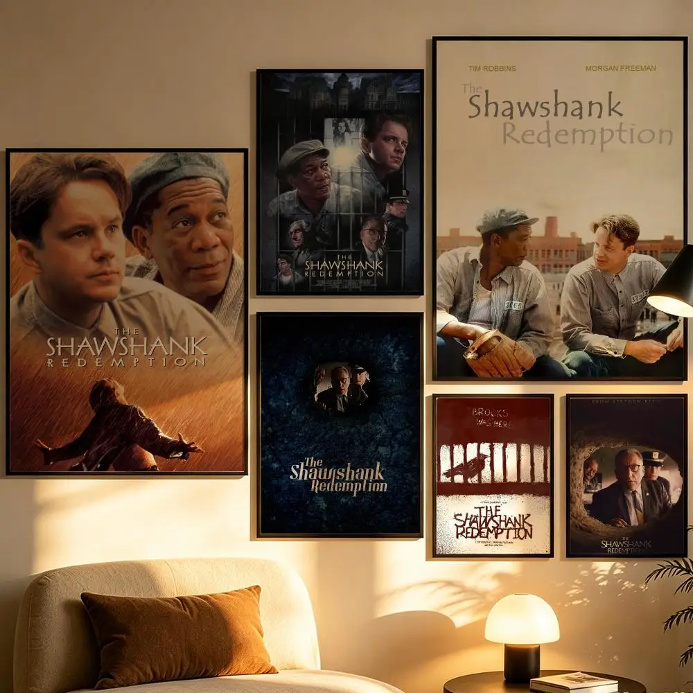 Affiche décorative du film T-The S-Shawshank R-Redemption, image décorative pour salon, chambre à coucher, bureau, décoration