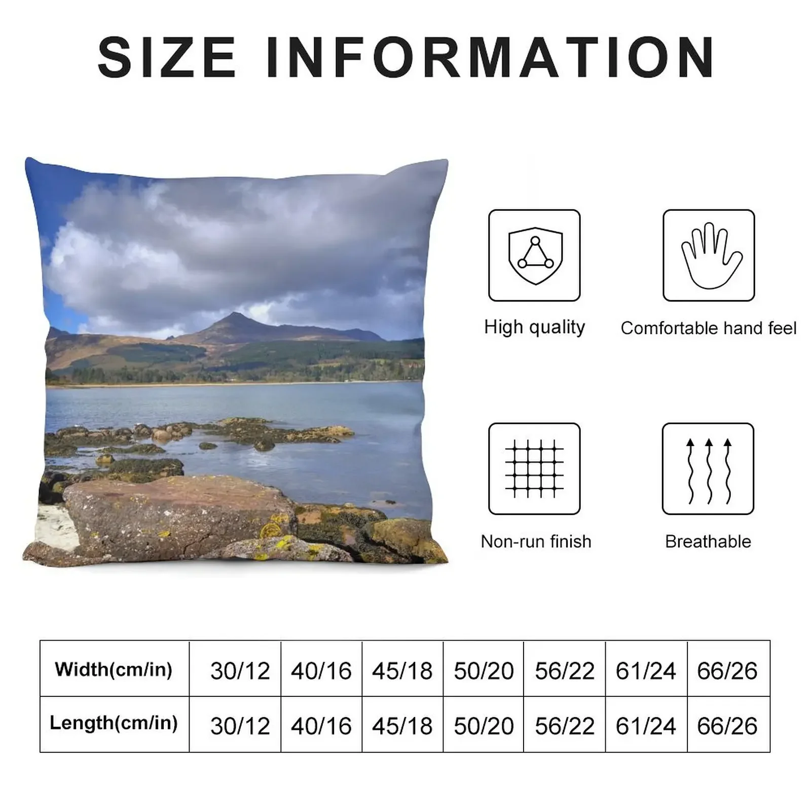 Goatfell, Isle of Arran, Scotland Throw Pillow Pillowcases For Pillows Covers For Sofas pillow cover luxury pillow