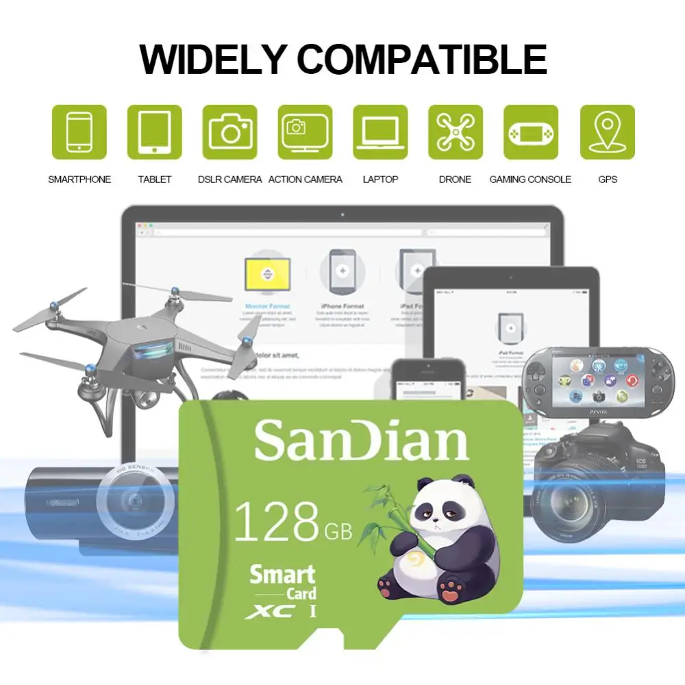 Tarjeta De Memoria De clase Sd para teléfono inteligente, De alta velocidad De 2TB Minisd, 1TB, 512GB, 256GB, 64GB, 128GB