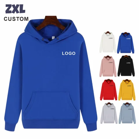 Cotton Custom Hoodie New Fashion Men's Pullover Hoodies And Sweatshirts Logo Customized Print Embroidery Casual Hooded Shirt