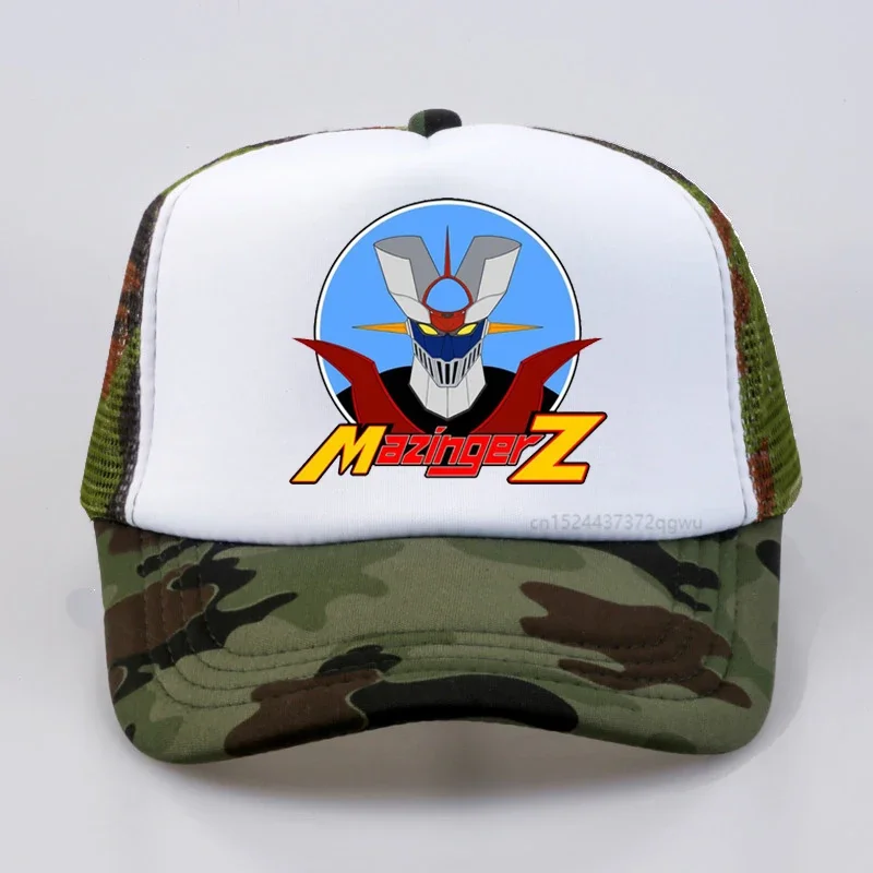 Men 192 Vitru Grendizer Goldorak UFO Robot baseball cap 100% Cotton cool summer Mesh Breathable trucker cap hat