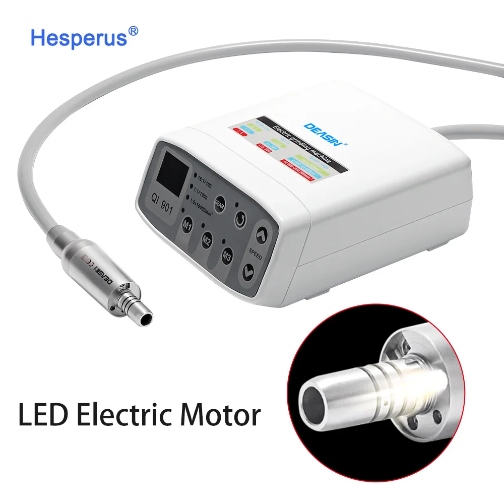 Brushless 3 Modes Polishing Portable imp lant Micromotor Unit LED Den  tal Electric Motor