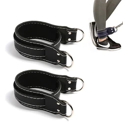 Sangle de rinçage en cuir réglable, poignets pour machine à câble, accessoire de rêve, salle de sport à domicile, entraînement des pieds, jambes, musculation