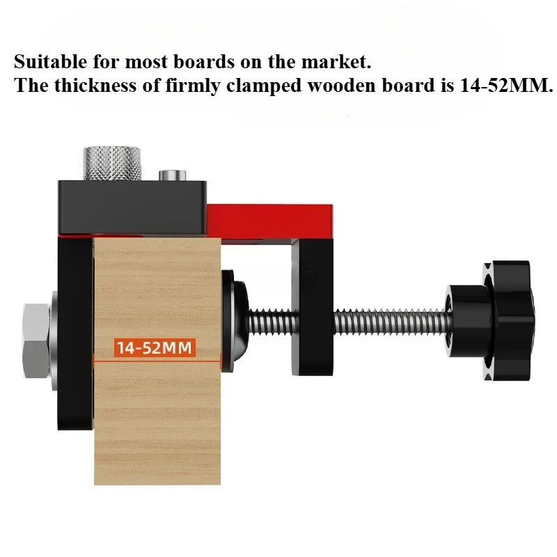 3-in-1 تركيبات أظافر خشبية 0-52 مللي متر دليل الحفر محدد فتحة الجيب القابلة للتعديل تركيبات ثقب توسيع عدة كاميرا دبوس عالمية