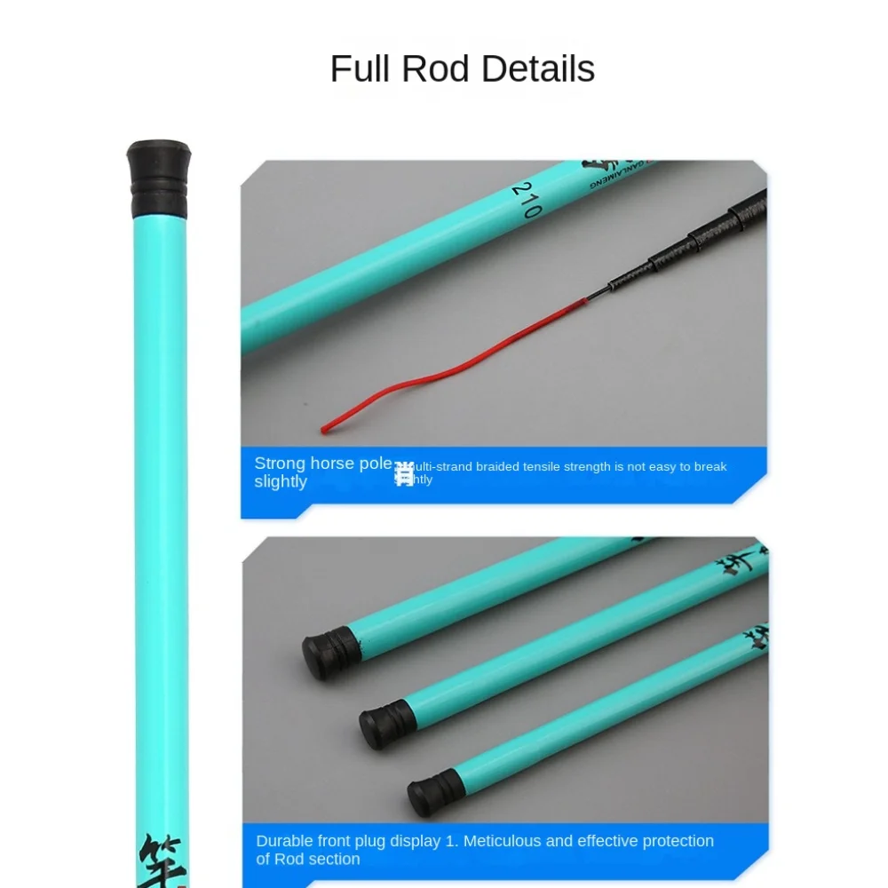 Telescopic Fishing Rod Full Kits Spincast Fishing Reel Casting Rod Fishing Rod Set 1.8-3.6m Fishing Pole Feeder Rod Combo view 4