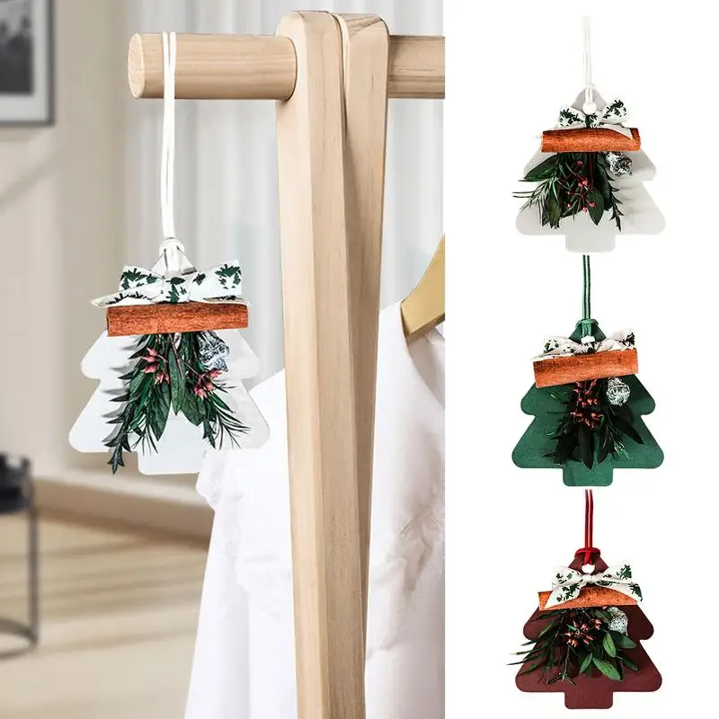 Christmas Car Fresheners Portable Plant Scented Freshener Colorful Long Lasting Car Air Freshner Small Car Interior Ornaments