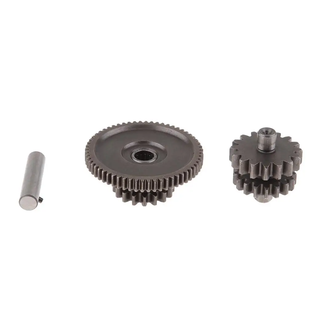 

Engine Starter Idler Reduction Gear Double Metal Gears for CG125 CG200 CG250 Motorcycle Pit Bike Replacement