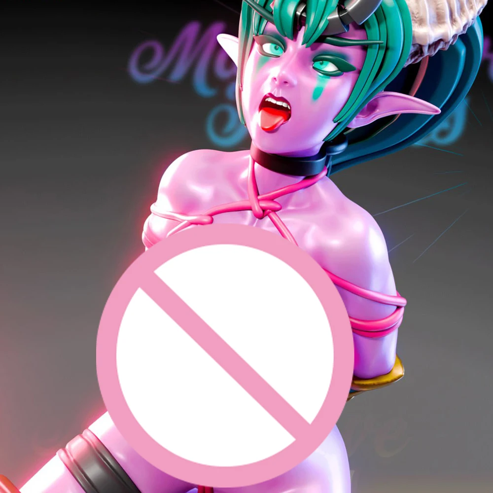 1/24 3d Printing Model Kit Schoonheid Meisje Ysera Awakened NSFW Anime Figuur Model Kit DIY Miniatuur Reductie Standbeeld Ongeverfd Speelgoed