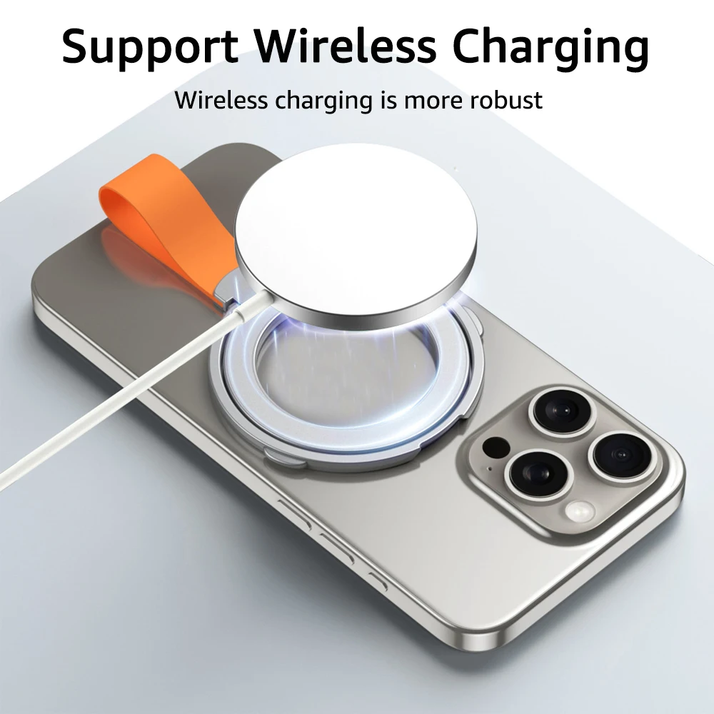 iBudim Magnetic Phone Finger Ring Holder for Mag Safe Magnet Ring Grip for iPhone 15 14 13 Pro Max Plus for MagSafe Cases