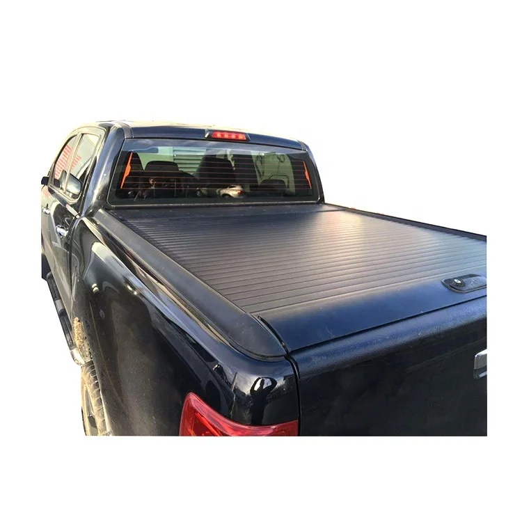 

Выдвижной тент-крышка для Navara NP300 Double Cab из твердого алюминия черного цвета