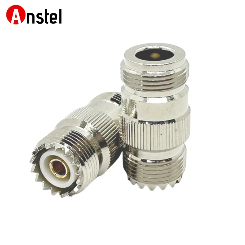 N Female to UHF Female Adapter L16 N to SO-239 SO239 Coaxial Connector Brass Straight for Antenna Wireless LAN Devices