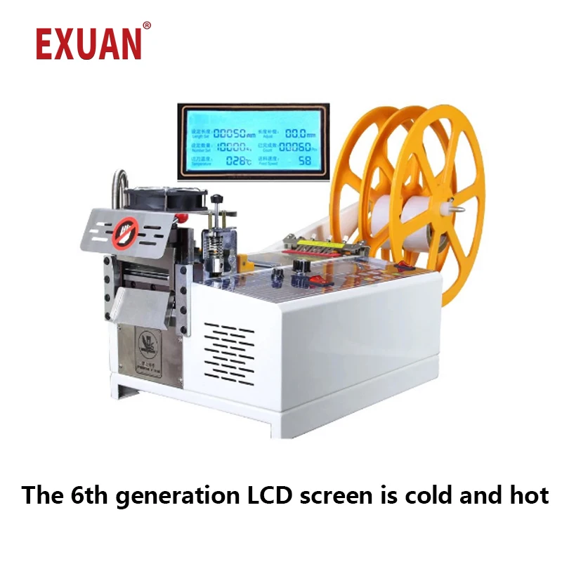 

Automatic Computerized magic tape cutting machine Cold and Hot Zipper Cutting Ribbon Cutting Webbing Machine Elastic Band