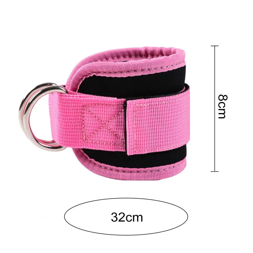 Heavy-duty Ankle Cuff Adjustable Fitness Ankle Cuffs with D-ring Resistance Band Accessories for Strength Training Exercise Home