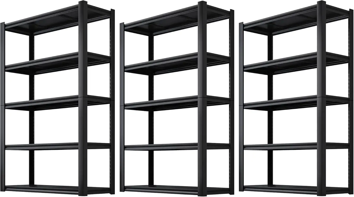 Garage Storage Shelves Heavy Duty Garage Shelving 72" Adjustable Metal Shelves for Storage 5-Tier Garage Shelves