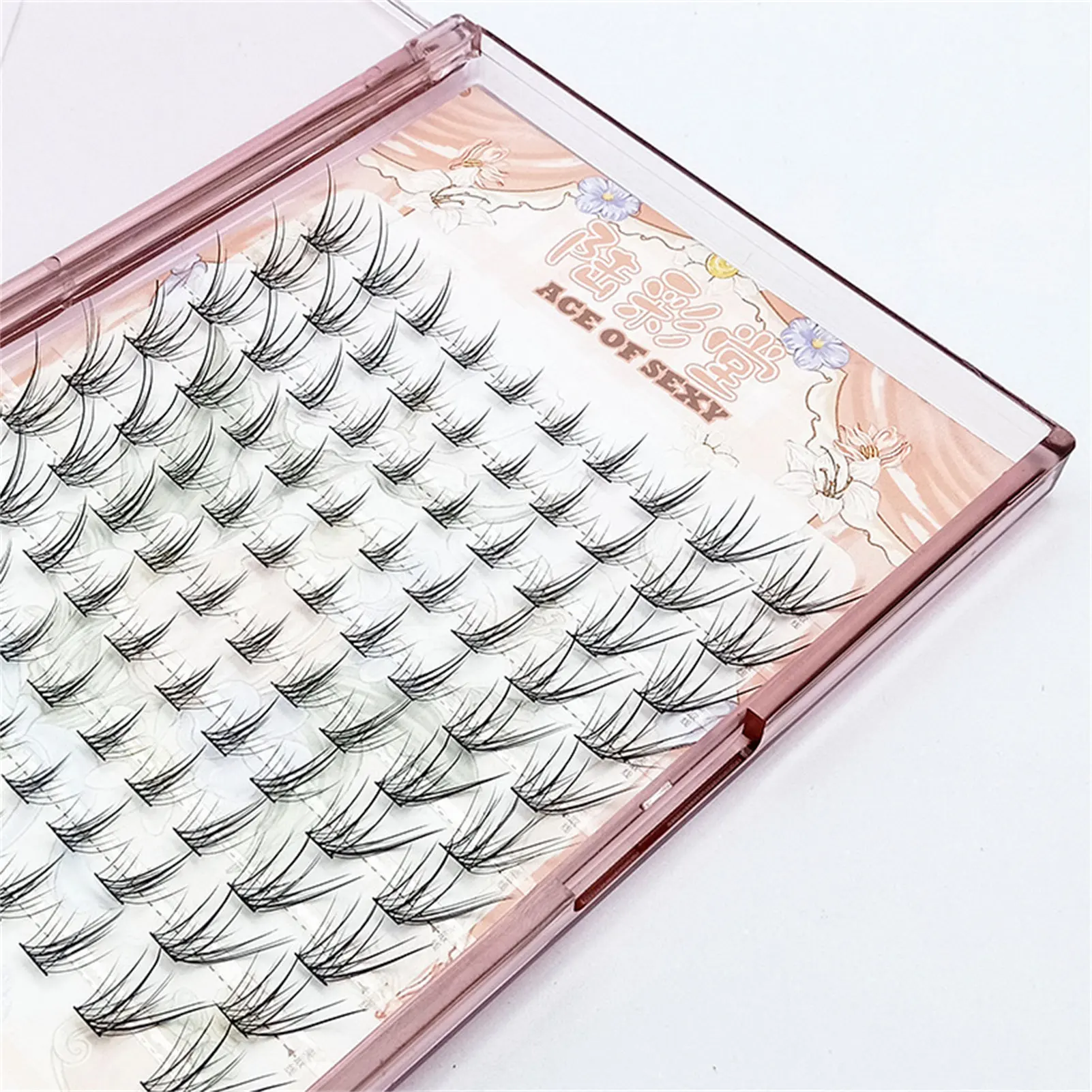 الثعالب سلسلة رقيق الرموش الصناعية 10 صفوف 7-13 مللي متر لينة الفردية أنيمي رمش ملحقات مجزأة الطبيعية مجعد لاش العنقودية #3