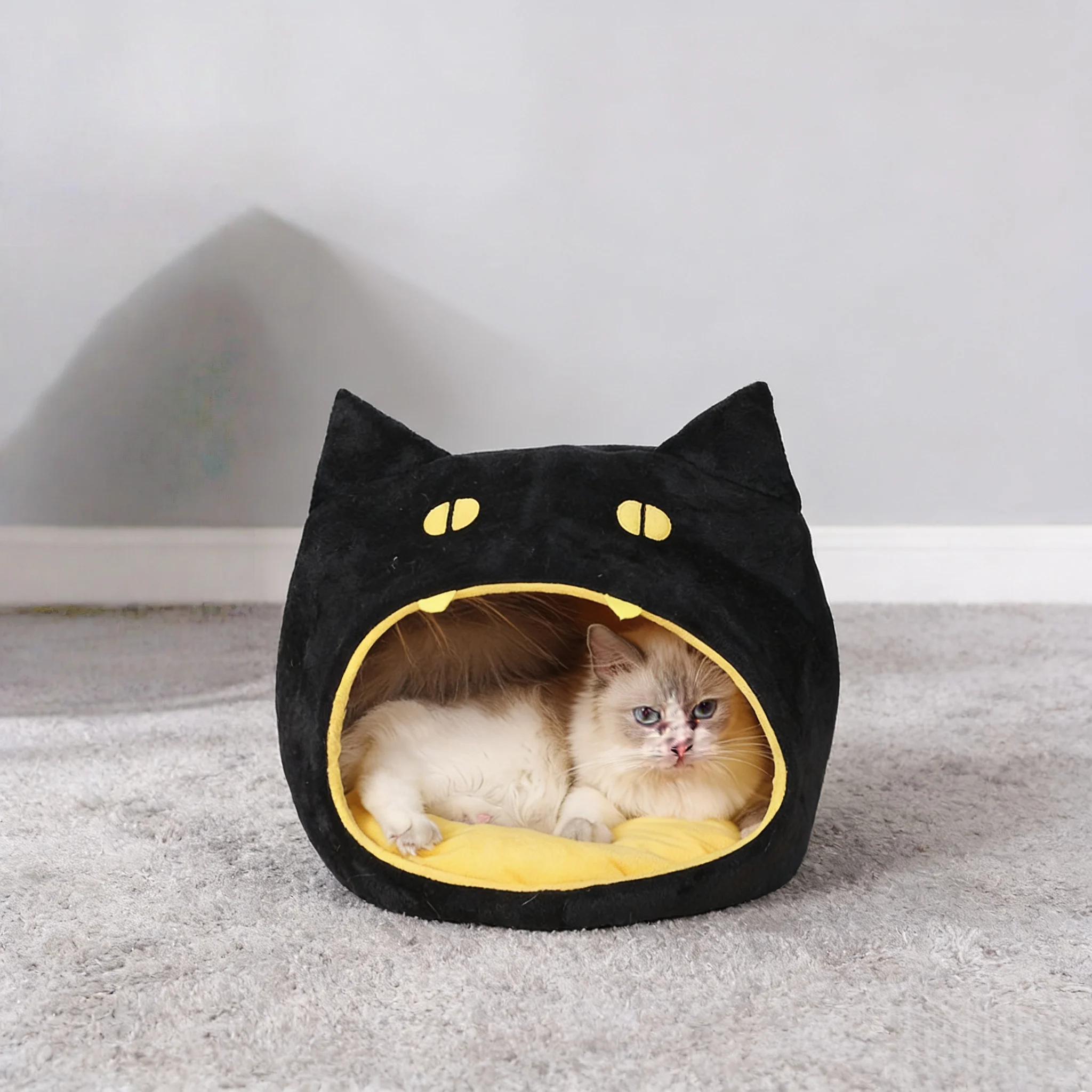 

Very Soft Cat Bed Pet Basket Pet House Sofa Small Dog Lounger Cushion Kittens Cave Puppy Mat House Tent Bed Supplies for Cats