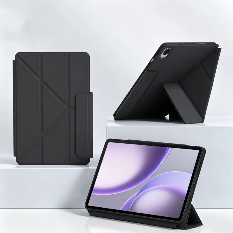 For OPPO Pad Mini 2026 Case OPD2515 Multi-Folding PU Leather Protective TPU Shell For OPPO Pad Mini 8.8 Tablet Cover Coque