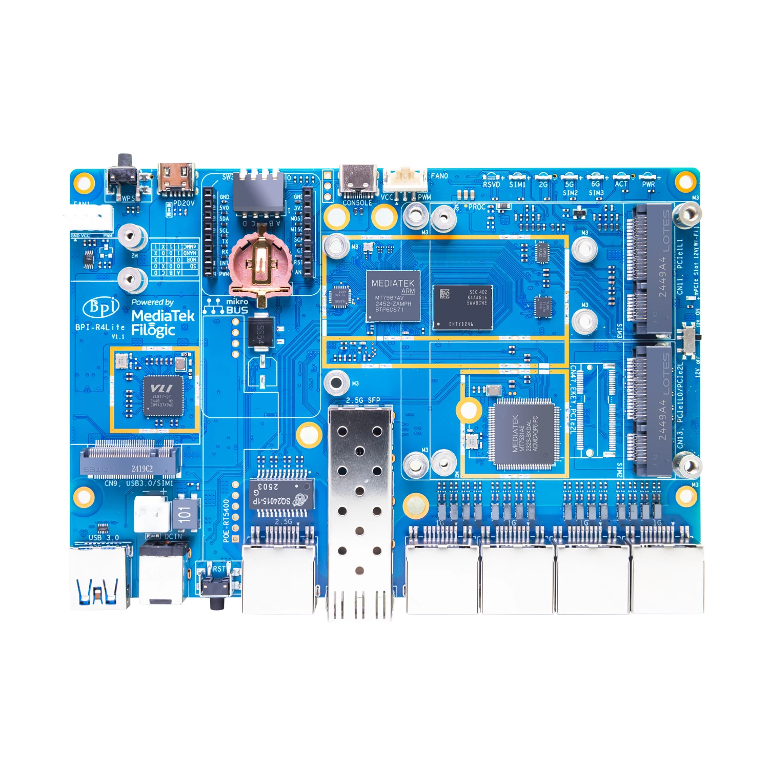 바나나 파이 BPI-R4 Lite 키트 미디어텍 MT7 - Bananapi Bpi R4 Wifi 7 리뷰 및 가격