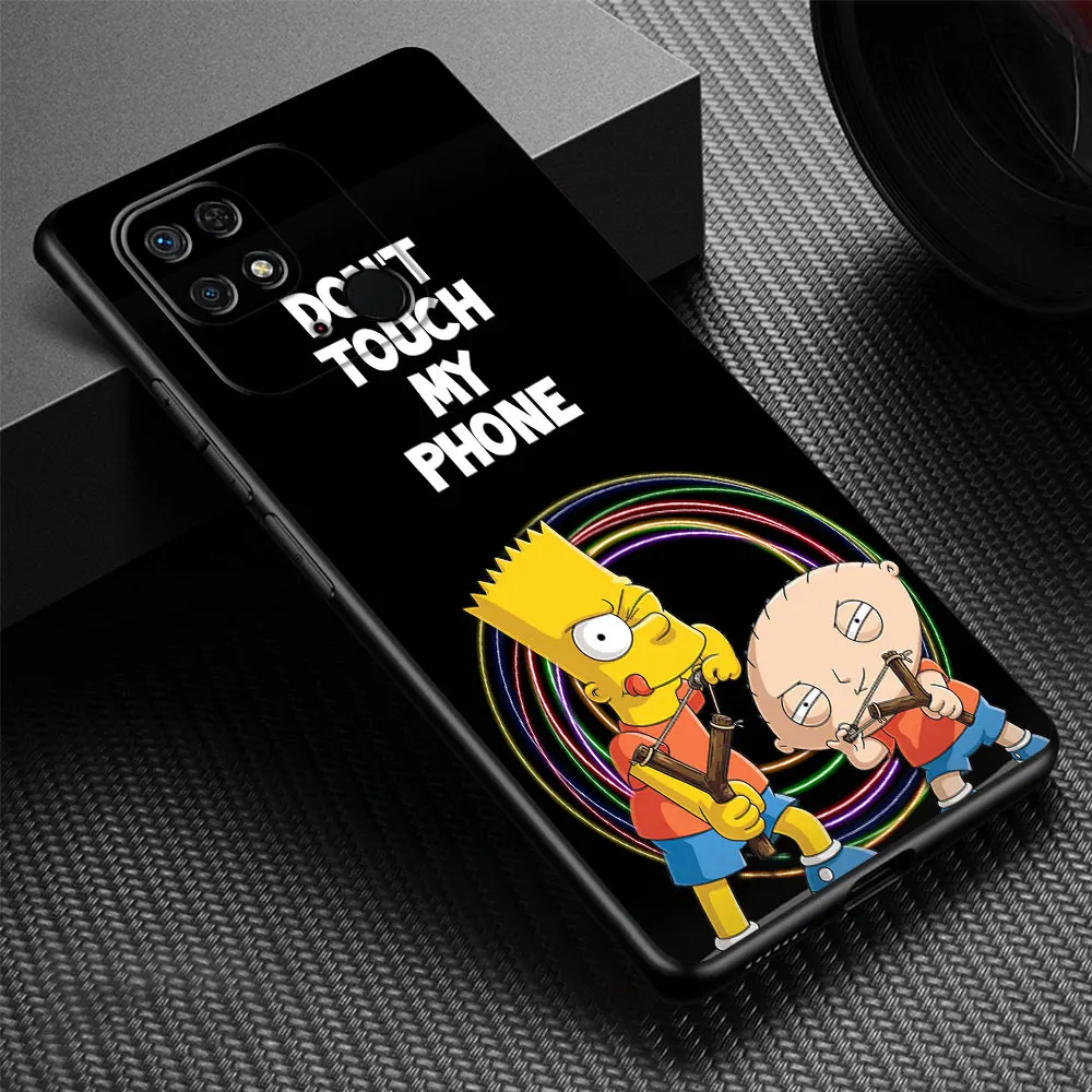 Disney Simpson Family Phone Case for Xiaomi Redmi K50 Gaming K40 Pro 9C 12C 10 9 A2 A1 Plus 9A K60 K60E K40s 10C 10A 9T 12 Cover